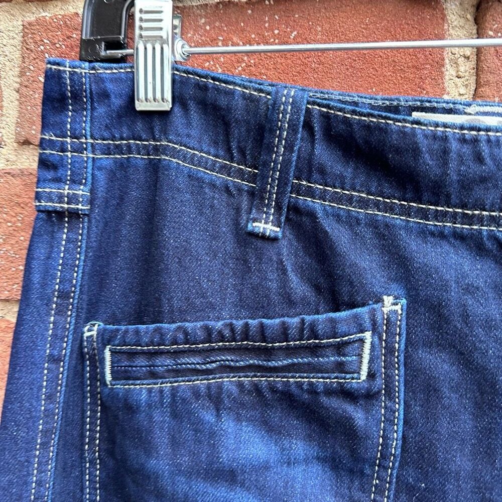 Free People X We The Free Wide Leg Patch Pocket Jeans Sz 28 NEW - Picture 4 of 10